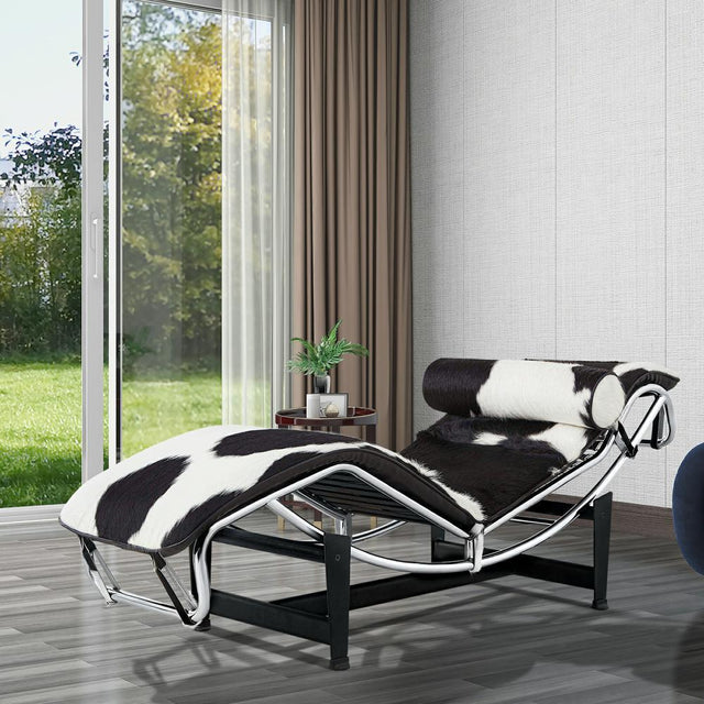 Mid Century Horsehair Real Leather Recline Vintage