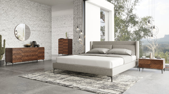 Modrest Paula Mid-Century Walnut Chest