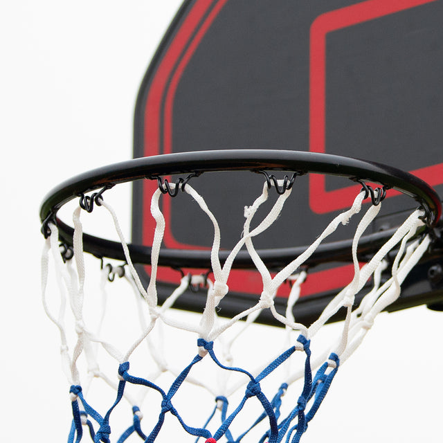 10FT Trampoline with Basketball Hoop Inflator and Ladder(Inner Safety Enclosure) Orange