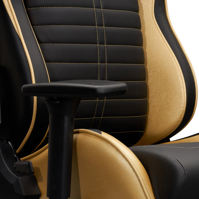 Techni Sport Ergonomic Racing Style Gaming Chair - Golden