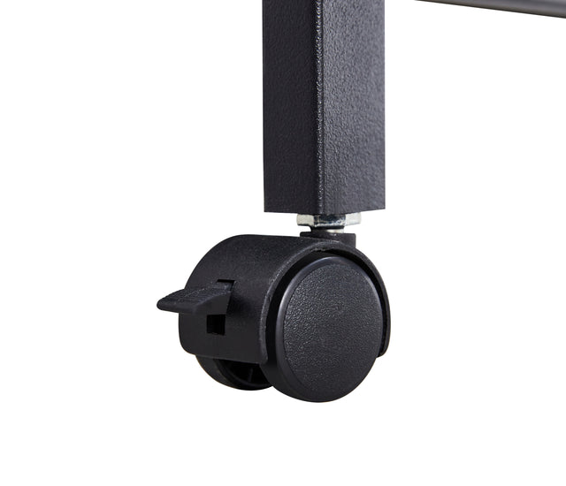 Manicure Table Nail Desk iron single Cabinet, Beauty Spa Salon Workstation w/ Wrist Rest, Lockable Cabinets,LED Lamp,Electric Downdraft Vent, 2 Cabinets, BLACK, 1SETS PER CTN