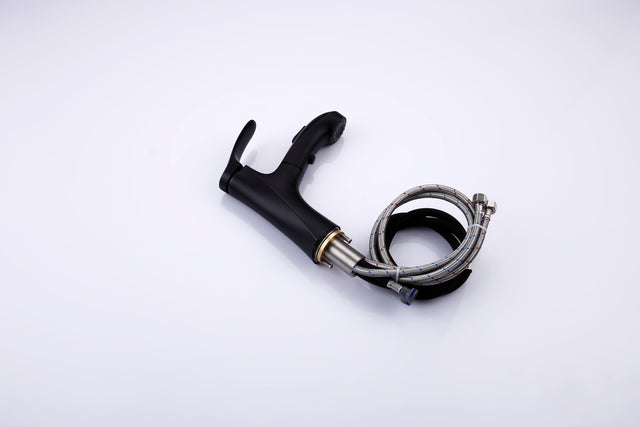 Pull Out Bathroom Faucet, Single Hole Bathroom Sink Faucet with 3 Modes Pull Down Sprayer, One Handle Modern Vanity Faucet, Farmhouse Lavatory Faucet