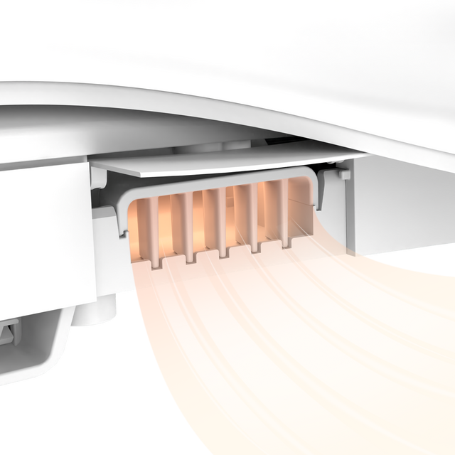 B011 Elongated LED Light Electric Bidet Toilet Seat Heated Toilet Seat with Warm Air Dryer and Night Light