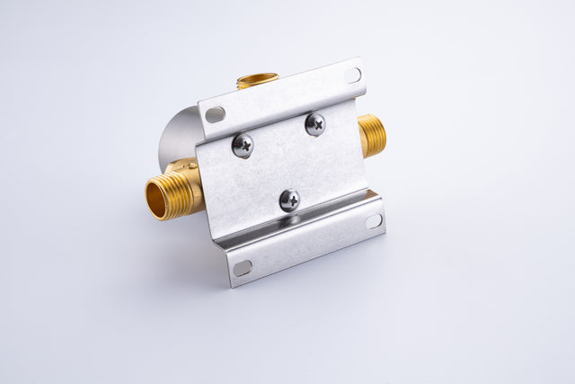 Shower System with Handheld Showerhead & Rain Shower Combo Set. High Pressure 35-Function Dual 2 in 1 Shower Faucet, patented 3-way Water Diverter in All-Brushed Nickel (Valve Include)