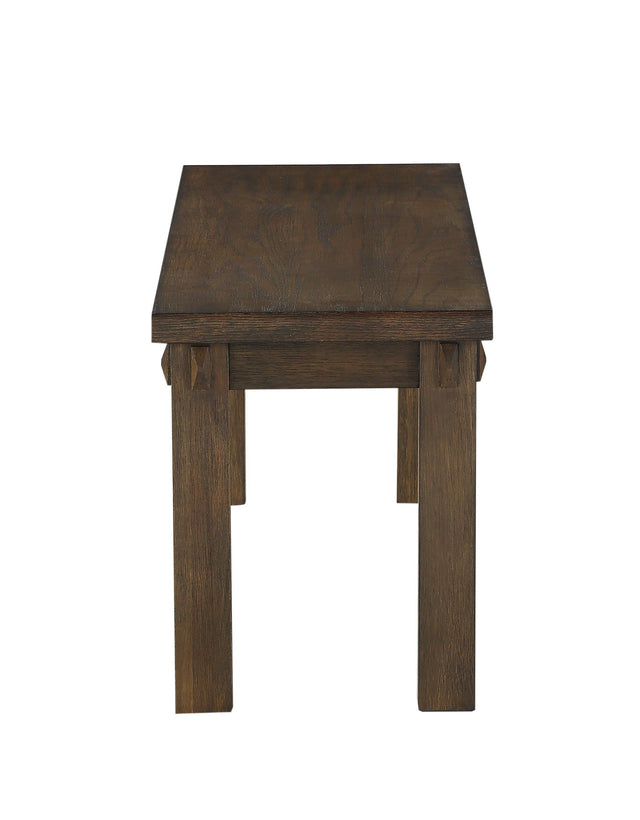 ACME Nabirye Bench in Dark Oak 73163