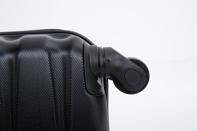 20" Carry on Luggage ABS Lightweight Suitcase, Spinner Wheels, TSA Lock, Black