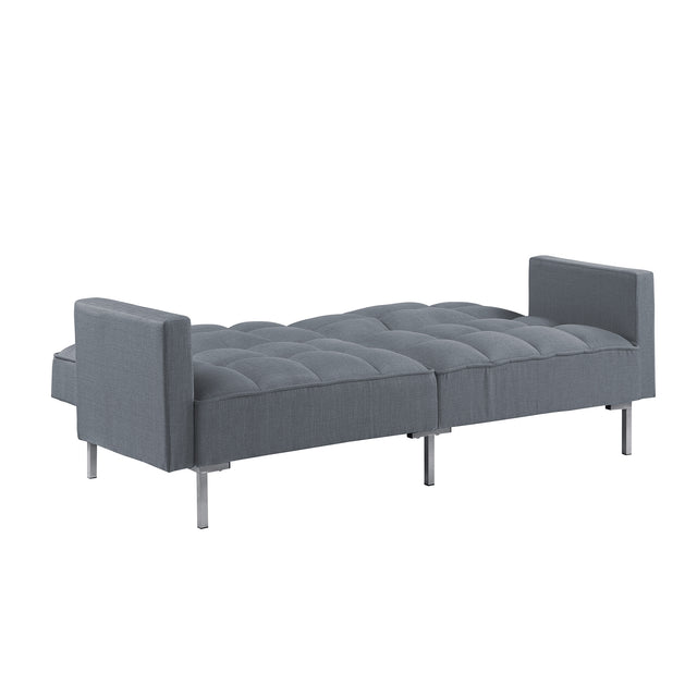 Orisfur. Linen Upholstered Modern Convertible Folding Futon Sofa Bed for Compact Living Space, Apartment, Dorm