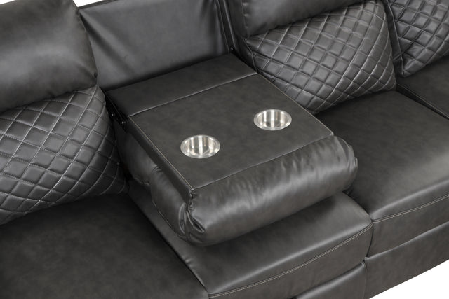 Charlotte Sectional Gray