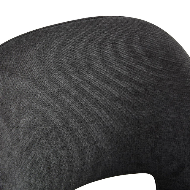 Modern Dining Chairs, Velvet Accent Chair, Living Room Leisure Chairs, Upholstered Side Chair with Metal Legs for Dining Room Kitchen Vanity Patio Club Guest (Set of 2) ( Dark Grey Office Chair)