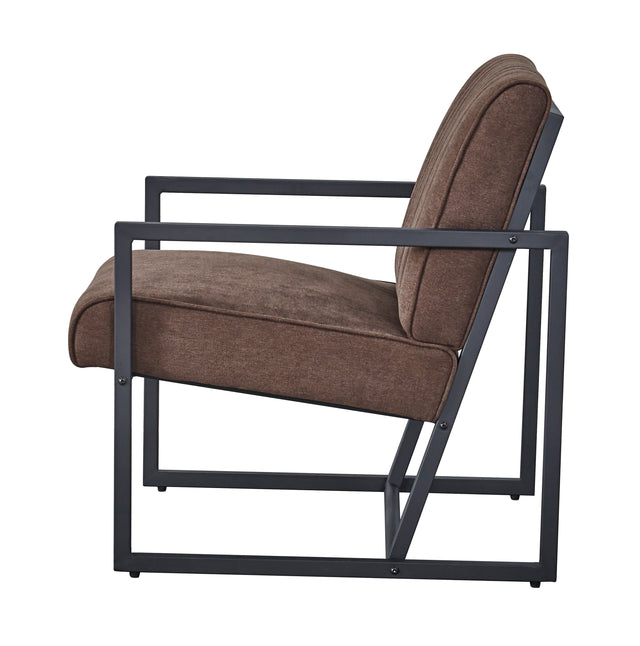 Modern design high quality fabric (BROWN)+ steel armchair,for Kitchen, Dining, Bedroom, Living Room