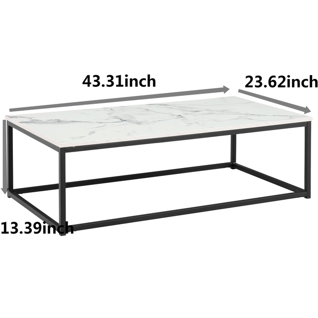COFFEE TABLE(WHITE)(rectangular) +for kitchen, restaurant, bedroom, living room and many other occasions