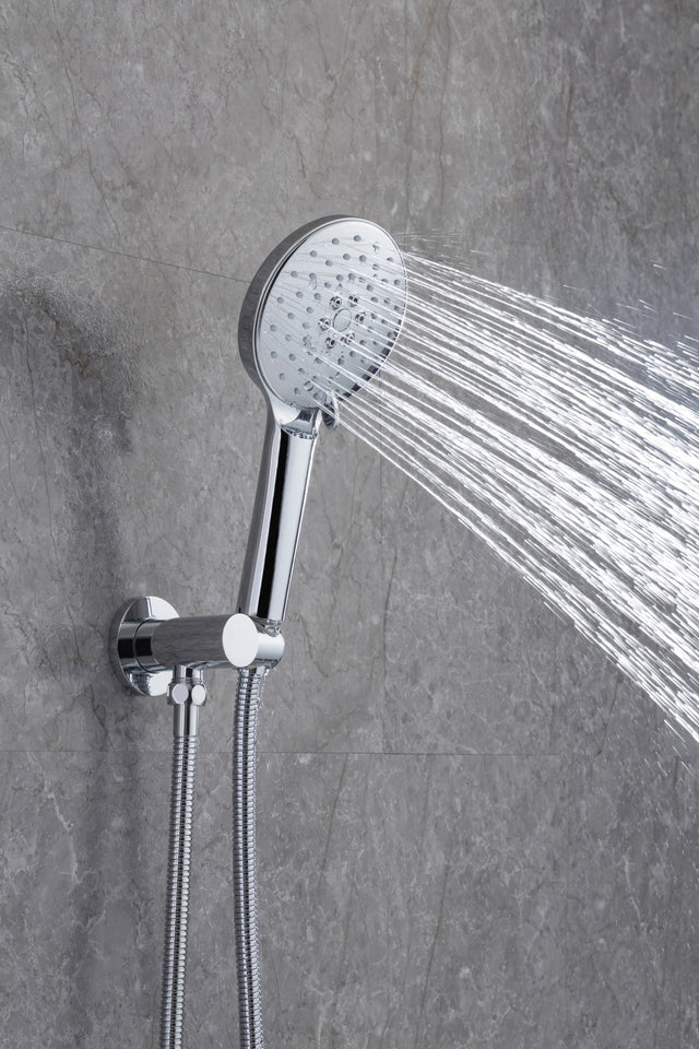 Tub Shower Faucets Sets Complete Bathtub Faucet Set Brushed Nickel Bathtub Shower System with Tub Spout, Bathroom Tub and Shower Faucet Combo Trim Kit with Rough-in Valve