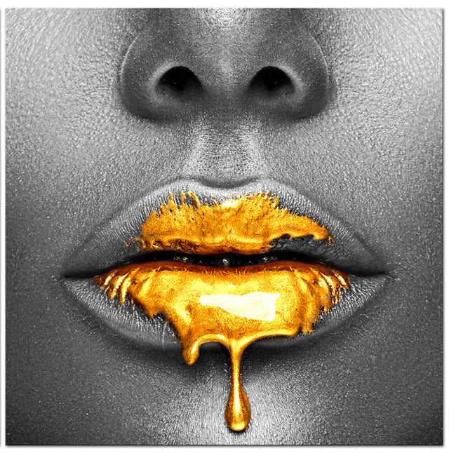 Oppidan Home "Lips of Honey" Acrylic Wall Art (40"H X 40"W)