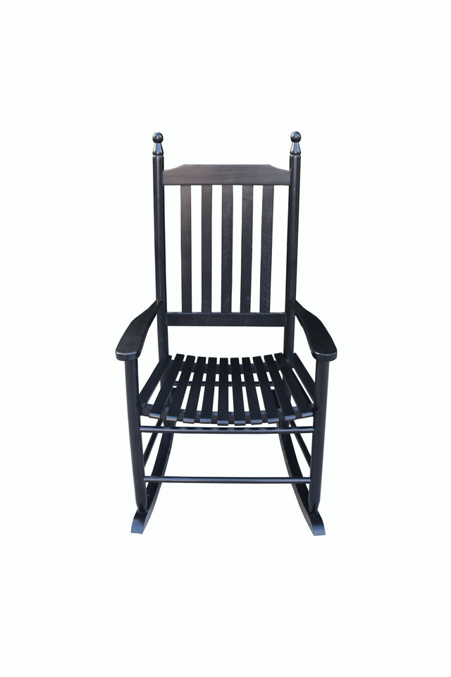 wooden porch rocker chair BLACK
