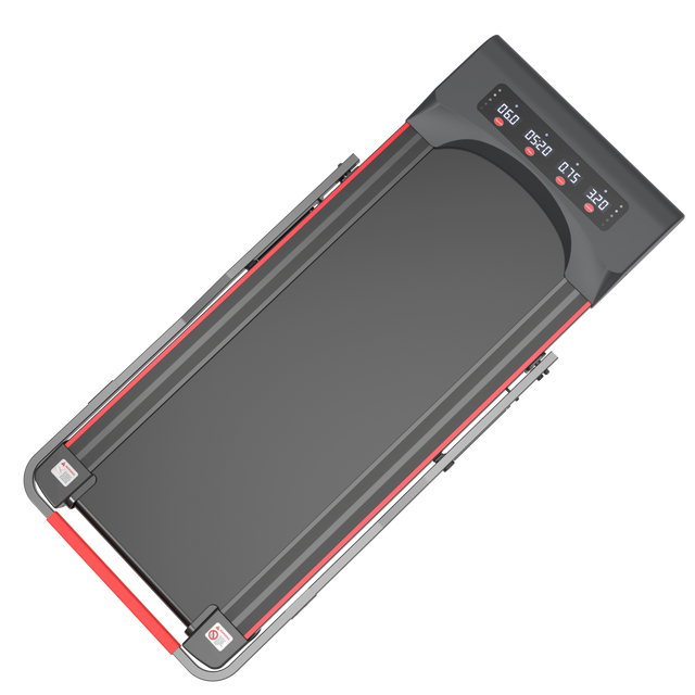 Under Desk Walking Pad Treadmill Foldable with Handlebar Remote Controll