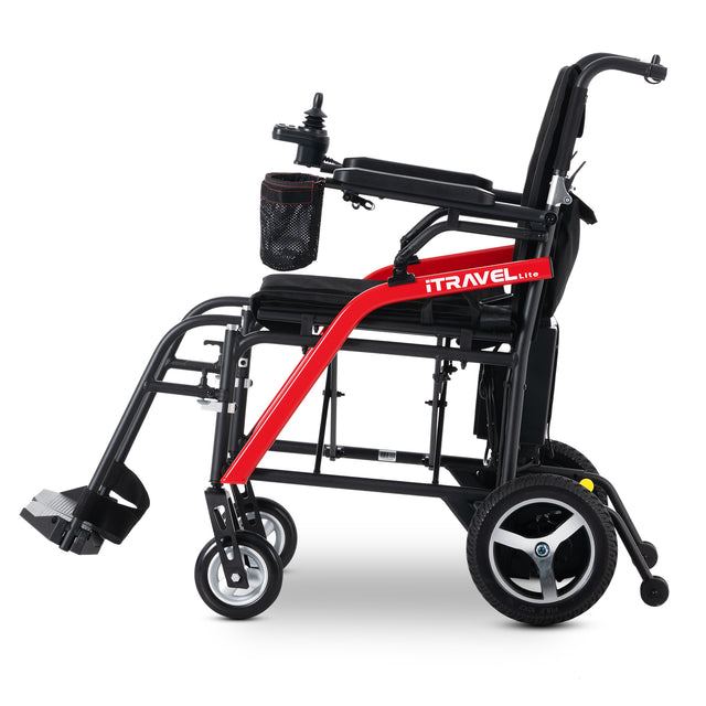 Intelligent Lightweight Foldable Electric Wheelchairs- Black