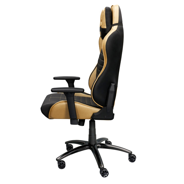 Techni Sport Ergonomic Racing Style Gaming Chair - Golden