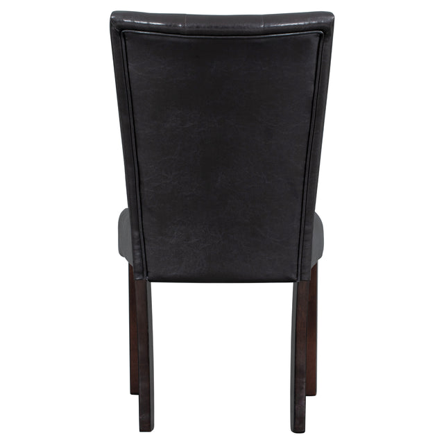 6-piece Faux Marble Dining Table Set with one Faux Marble Dining Table ,4 Chairs and 1 Bench, Table: 60”x38”x 30”,Chair: 20.2”x28.5”x39”, Black