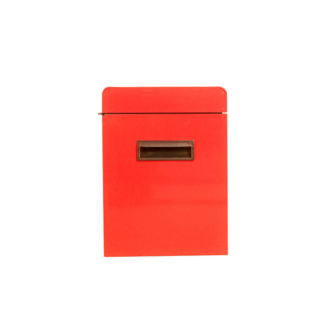Detachable 5 Drawer Tool Chest with Bottom Cabinet and one Adjustable Shelf--Red