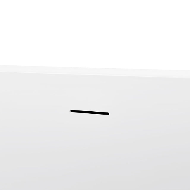 59" 100% Acrylic Freestanding Bathtub,Contemporary Soaking Tub,white Bathtub