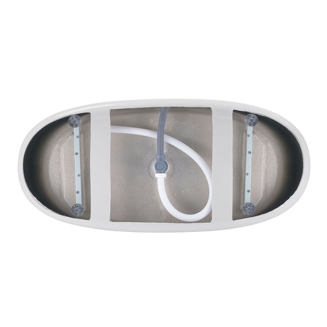 59" 100% Acrylic Freestanding Bathtub,Contemporary Soaking Tub,white Bathtub