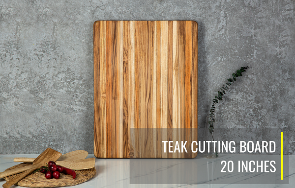 Real Teak Cutting Board BF02002_M 20 INCH, Pack of 5 Pieces