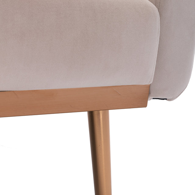 COOLMORE Velvet Sofa , Accent sofa .loveseat sofa with metal feet