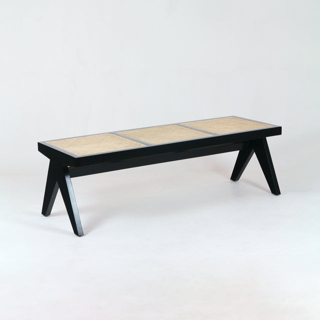 PIERRE JEANNERET CANE BENCH