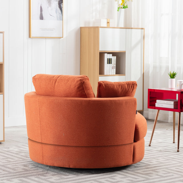 Modern Akili swivel accent chair barrel chair for hotel living room / Modern leisure chair