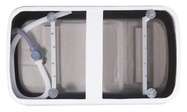 47" 100% Acrylic Freestanding Bathtub,Contemporary Soaking Tub,white bathtub