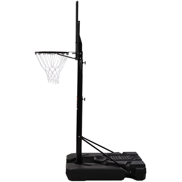 Portable Basketball Hoop & Goal with Vertical Jump Measurement, Outdoor Basketball System with 6.6-10ft Height Adjustment for Youth, Adults