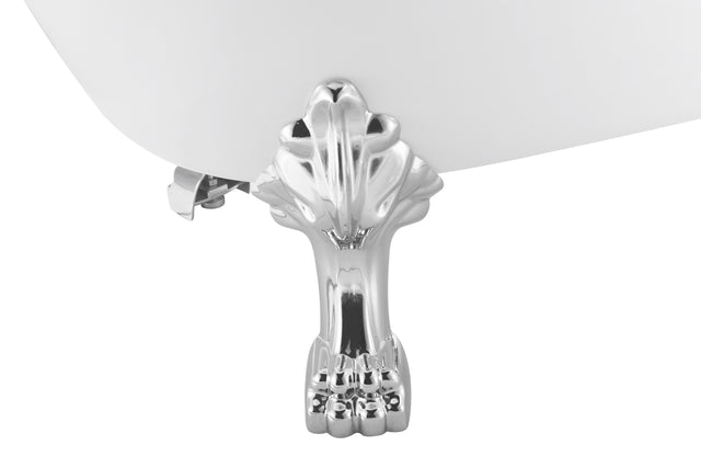 67" 100% Acrylic Freestanding Bathtub,Contemporary Soaking Tub,white bathtub