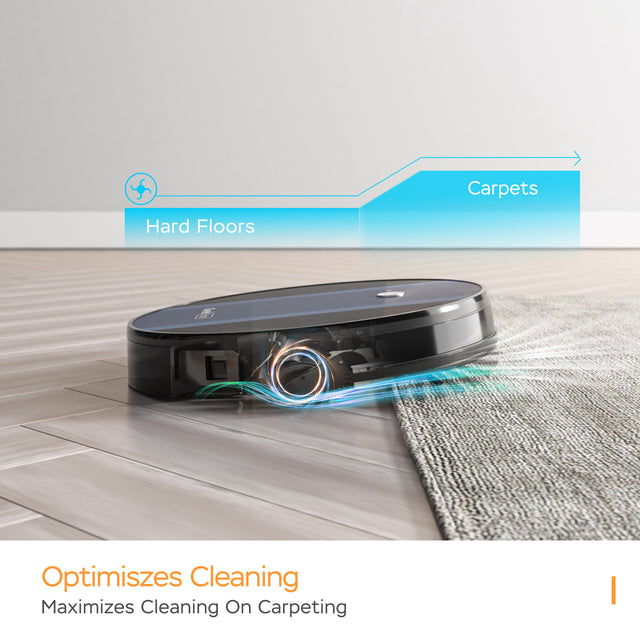 Geek Smart Robot Vacuum Cleaner G6, Ultra-Thin, 1800Pa Strong Suction, Automatic Self-Charging, Wi-Fi Connectivity, App Control, Custom Cleaning, 100mins Run Time(Banned from selling on Amazon)