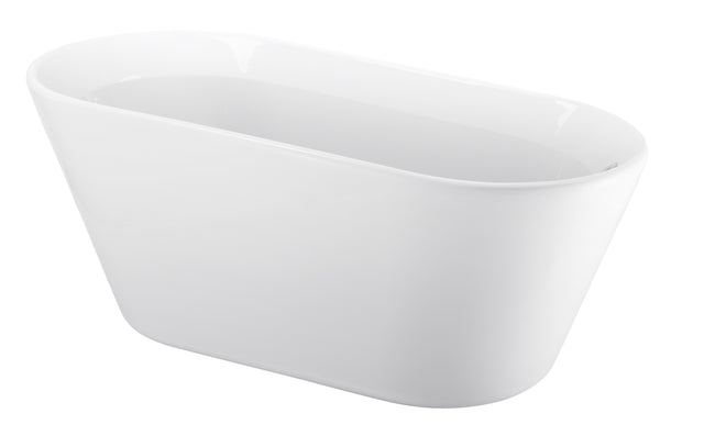 69" 100% Acrylic Freestanding Bathtub,Contemporary Soaking Tub,white Bathtub