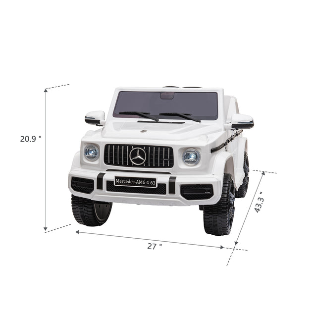12V kids Ride On Jeep with Remote Control, Electric Car for Kids 3-6 Years, 3 Speeds, Music Story Playing, LED Lights, MP3 Player,White