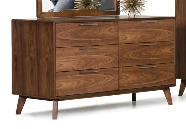 Alanso Mid-Century Walnut Dresser