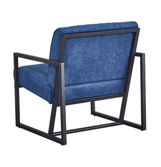 Modern design high quality fabric(BLUE) + steel armchair,for Kitchen, Dining, Bedroom, Living Room