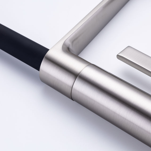 Pull-Down Kitchen Faucet with Two Functional Sprayer, Commercial Single Handle Single Lever Kitchen Sink Faucet with Magnetic Docking Spray Head, Quick Easy Installed Water Faucet