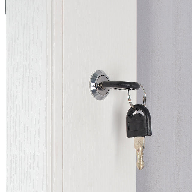 Octagon Rimmed Mirror Fashion Simple Jewelry Storage Cabinet Can Be Hung On The Door Or Wall