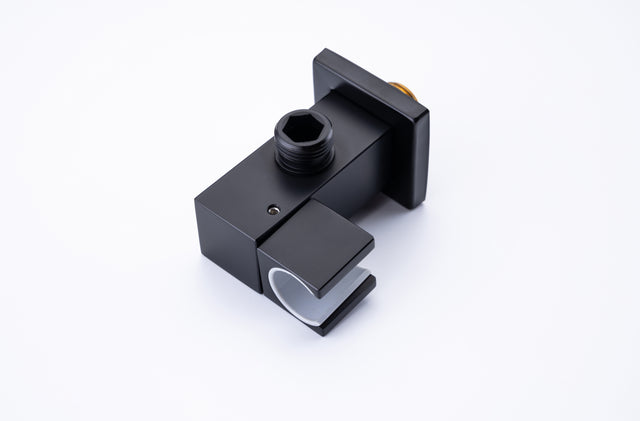 Waterfall Wall Mounted Bathtub Faucet with Hand Shower Swivel Tub Filler Faucet Single Handle Solid Brass