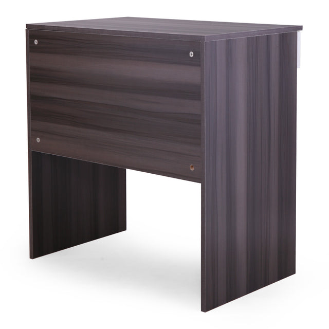 Vanity Make-up Dressing Table with Flip up Mirror Top Spacious Storage Vanity Table, Ebony and White