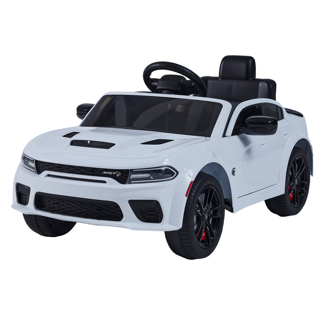 Licensed DODGE Charger,12v Kids ride on car W/Parents Remote Control ,electric car for kids,Three speed adjustable,Power display, slow start、USB,MP3 ,Bluetooth,LED light、Four wheel suspension