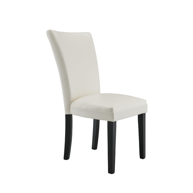 Dining chair (white breathing leather)
