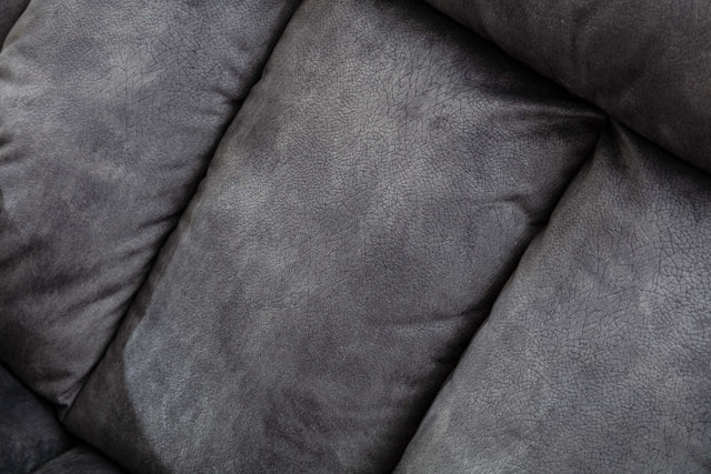 Massage Rocker Recliner with Heat and Vibration, Manual Rocking Recliner Chair with Vibrating Massage, Comfy Padded Overstuffed Recliner Soft Fabric Heated Recliner (Grey)