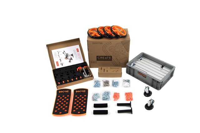 KidRock Buildable Kit 20 in 1 Kids Balance Bike No Pedal Toy for 1 to 6 Years Construction Construction Kit Kids Sit/Stand Scooter Most Popular M Kit (Non Electric)