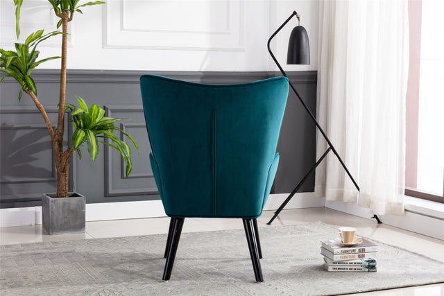 COOLMORE Accent chair Living Room/Bed Room, Modern Leisure Chair Teal