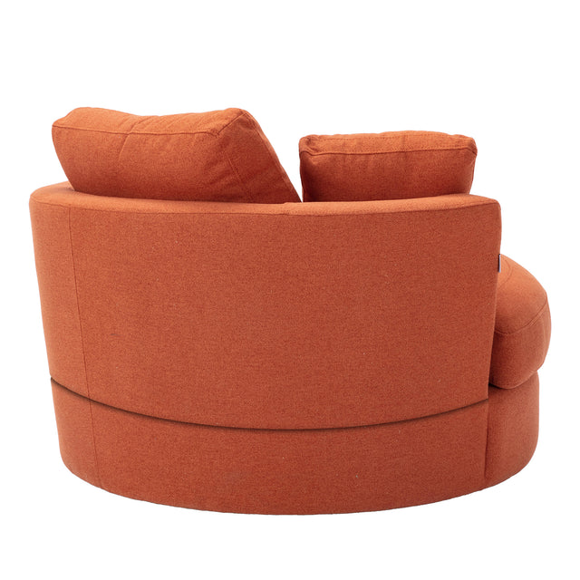 Modern Akili swivel accent chair barrel chair for hotel living room / Modern leisure chair