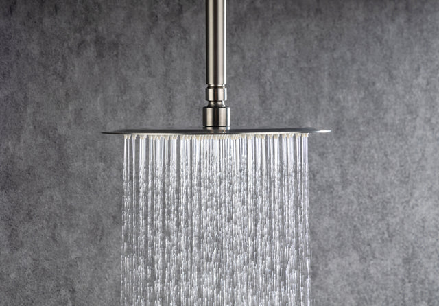 Black Shower System, Ceiling Rainfall Shower Faucet Sets Complete of High Pressure, Rain Shower Head with Handheld, Bathroom 10\\\'\\\' Shower Combo with Rough-in Valve Included