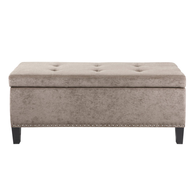 Shandra II Tufted Top Storage Bench