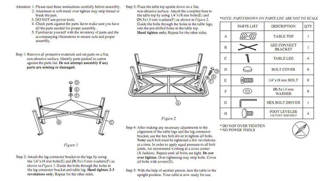 Aluminum Coffee Table